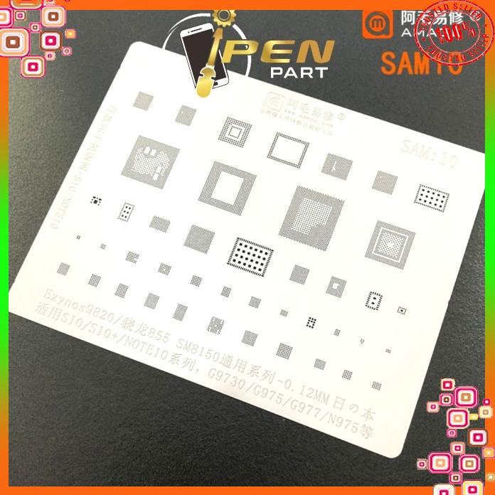 Plat Cetakan Exynos9820 Sam 10 Amaoe Original Bga Cpu Samsung
