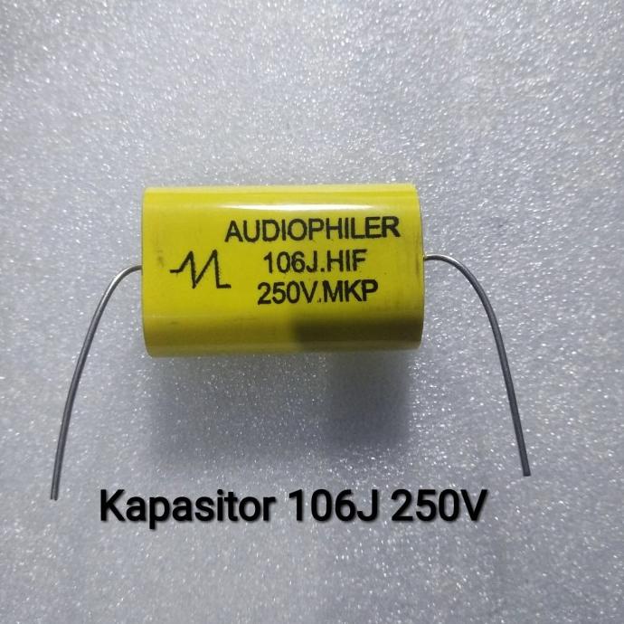 ] Kapasitor 10uf 250v Capasitor Tweeter Audiophiler 250v 10uf 106J MKP