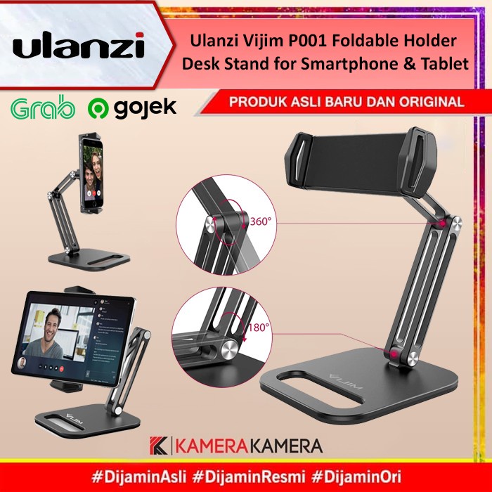 Terlaris Ulanzi Vijim P001 Foldable Holder Desk Stand For Smartphone & Tablet