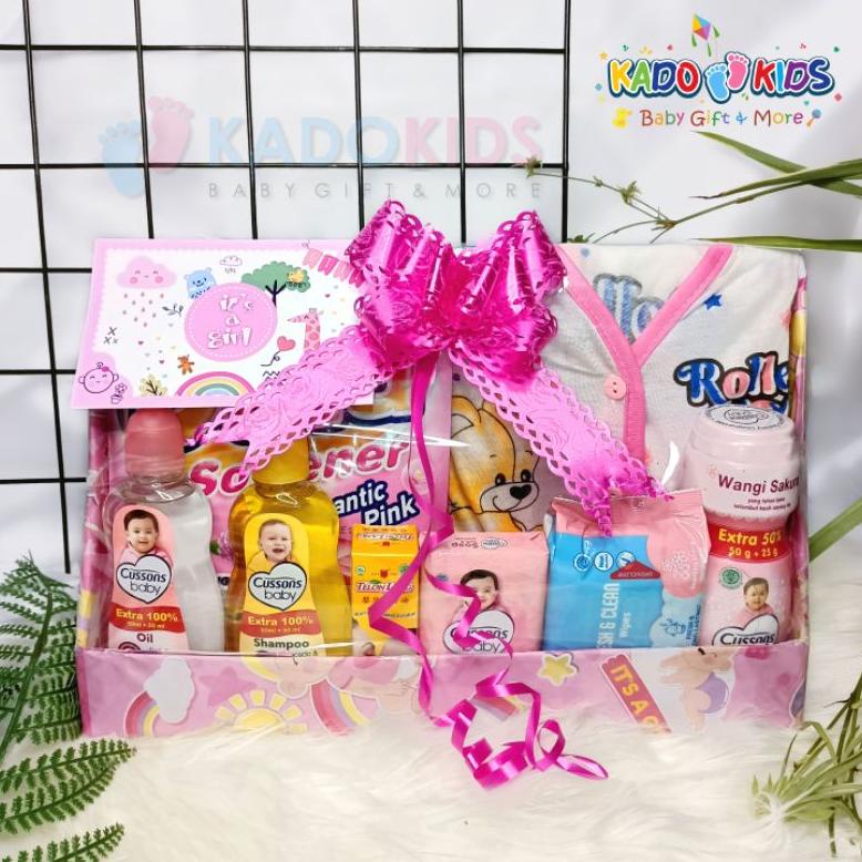 KADO BAYI BARU LAHIR PAKET LAHIRAN PERLENGKAPAN BAYI DENGAN 1 SET BAJU BAYI