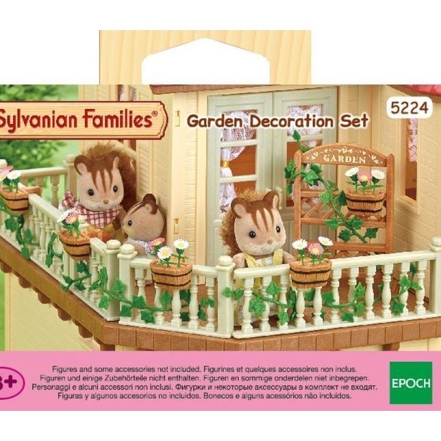 Sylvanian Garden Decoration Set 5224 Ready