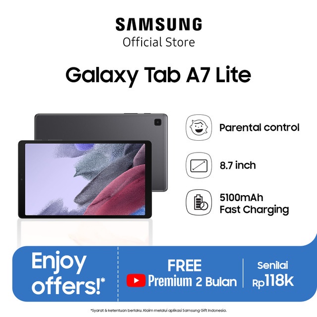 Foto Samsung Galaxy Tab A7 Lite 3/32GB - Gray
