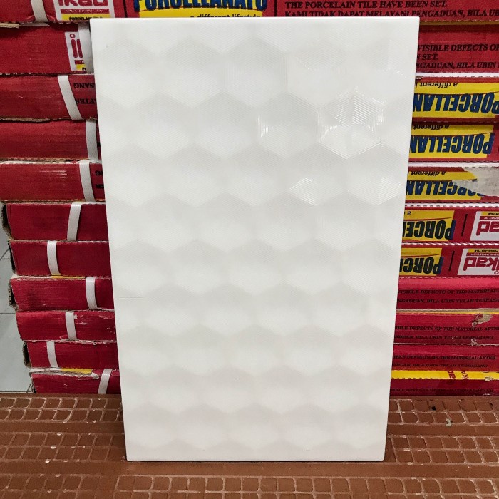 Terlaris Keramik Dinding 25X40 Motif Hexagon/ Keramik Dinding Kamar Mandi/Dapur