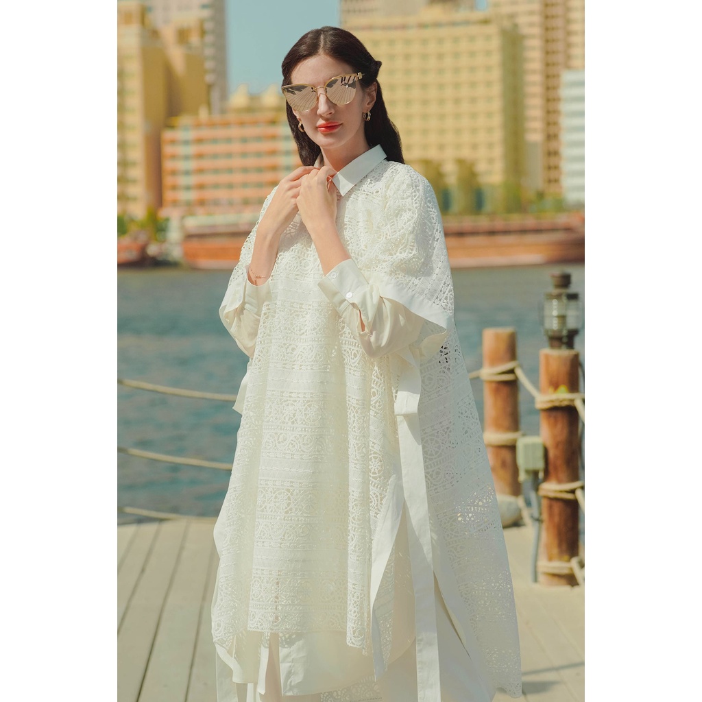 Benang Jarum - Hannah Lace Outer - White