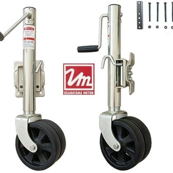 TERBARU Double wheel jack trailer anhang