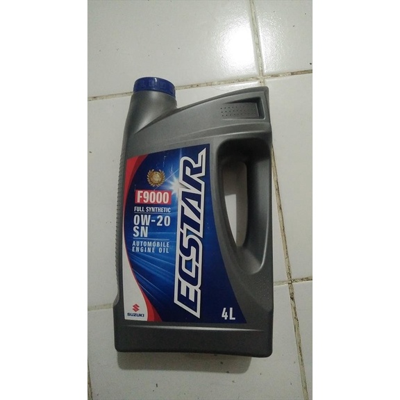 Oli Mesin Mobil Suzuki Ecstar SGO F9000 0W-20 Full SIntetik SN 4 Liter terbaik