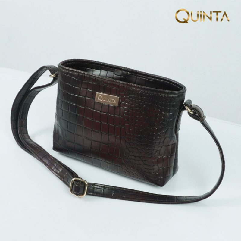 Nazilla Slingbag Quinta bahan croco tas selempang wanita