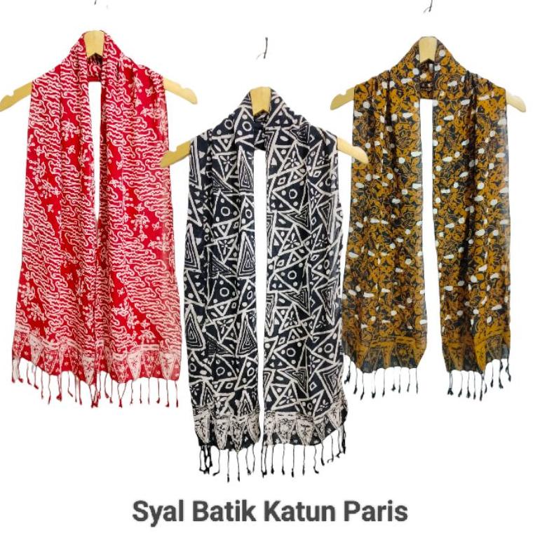 PROMO Syal  Batik Paris Scarf Leher laris