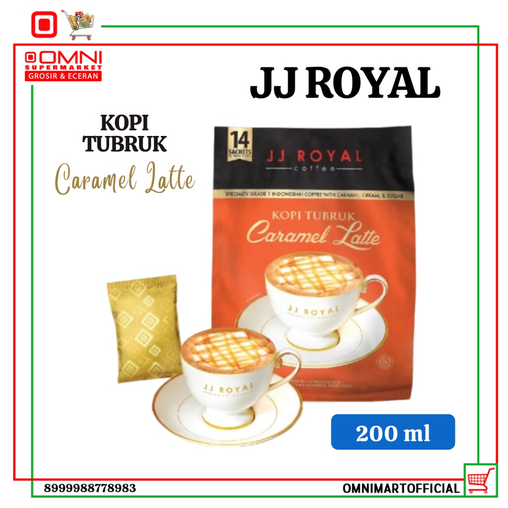 

KOPI JJ ROYAL CARAMEL LATTE BUBUK 30 GR