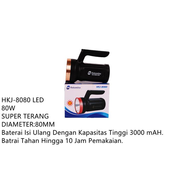Senter cas 80W/120W senter besar LED RECHARGEABLE HANDLIGHT