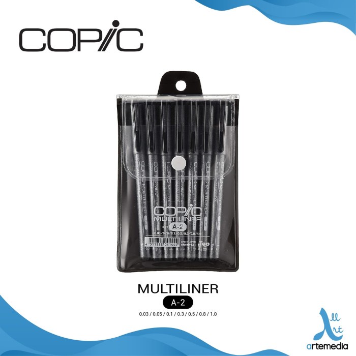 

Promo Drawing Pen Copic Multiliner Black A-2 Set