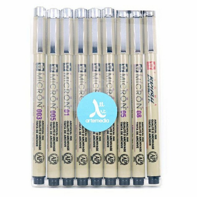 

Drawing Pen Sakura Pigma Micron Set 9 Terbaru