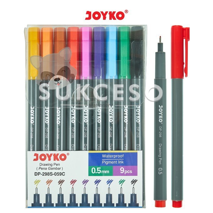 

Joyko Drawing Pen Dp-298S-059C Pena Gambar 1 Set 9 Pcs Murah Terbaru
