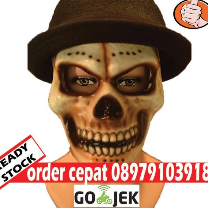 Topeng Skull Topeng Tengkorak Masker Halloween Bukan Topeng Latex Limited Edition