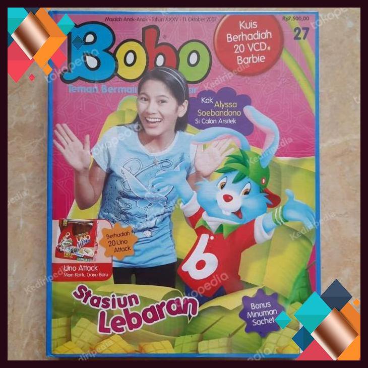 [KPD] BUNDEL HARDCOVER MAJALAH BOBO TAHUN XXXV 2007 NO 27-38 URUT 12 NOMOR