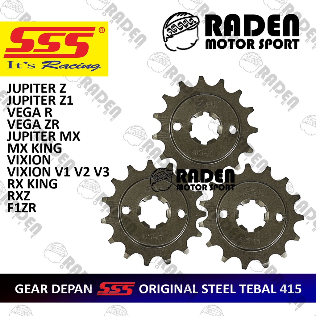(COD) GIR GEAR DEPAN 415 SSS ORIGINAL JUPITER Z JUPITER Z1 VEGA R ZR JUPITER MX RXS VIXION RX KING R