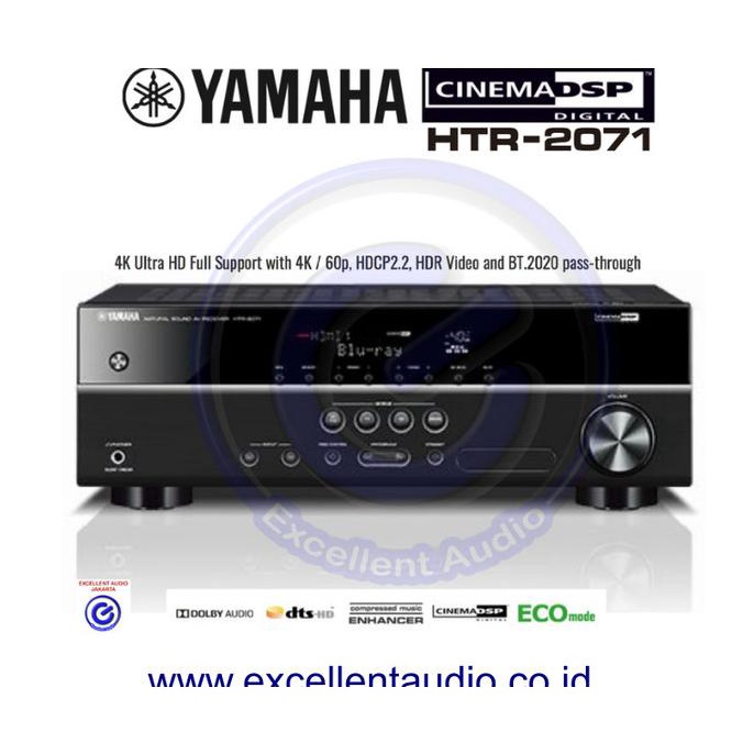 Yamaha HTR2071 HTR 2071 home theater amplifier sln denon marantz onkyo