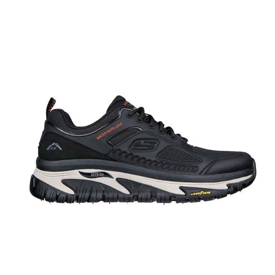 Skechers Arch Fit Road Walker Men's Trail Running Shoes - Black