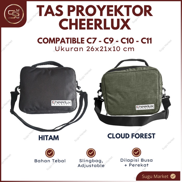 Tas Proyektor Cheerlux C9-C10-C11 Slingbag Projector Cheerlux Original Terbaru