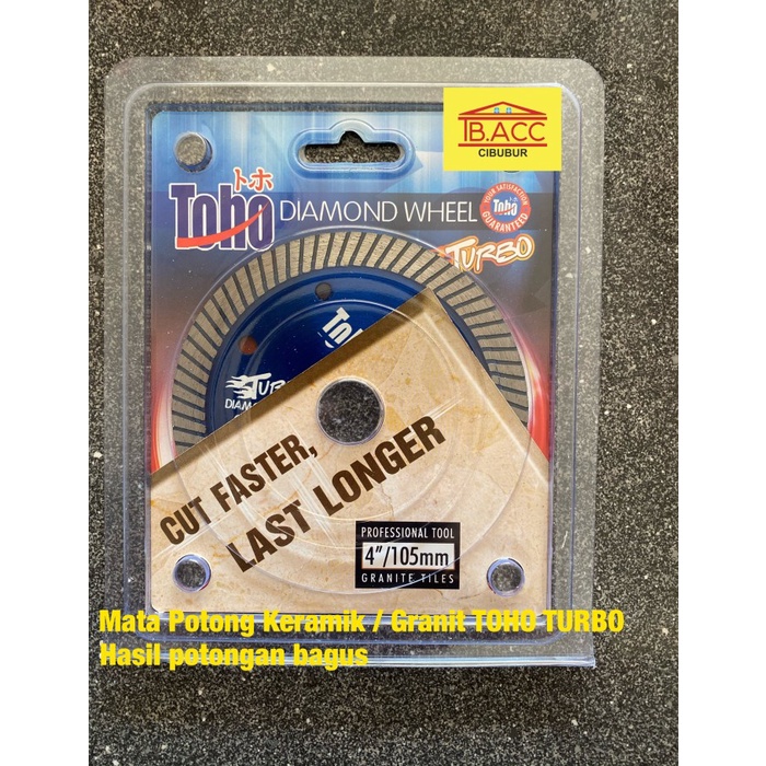 Terlaris Mata Potong Keramik / Granit Toho Turbo