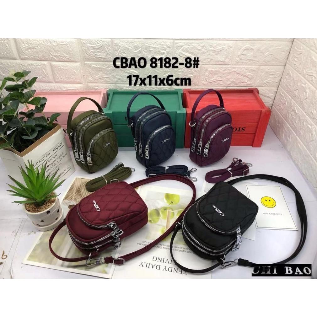 Tas Wanita Import Jinjing Selempang CHIBAO CB8182 8182 CB8182-8 8182-8 Bordir Ketupat Logo Huruf