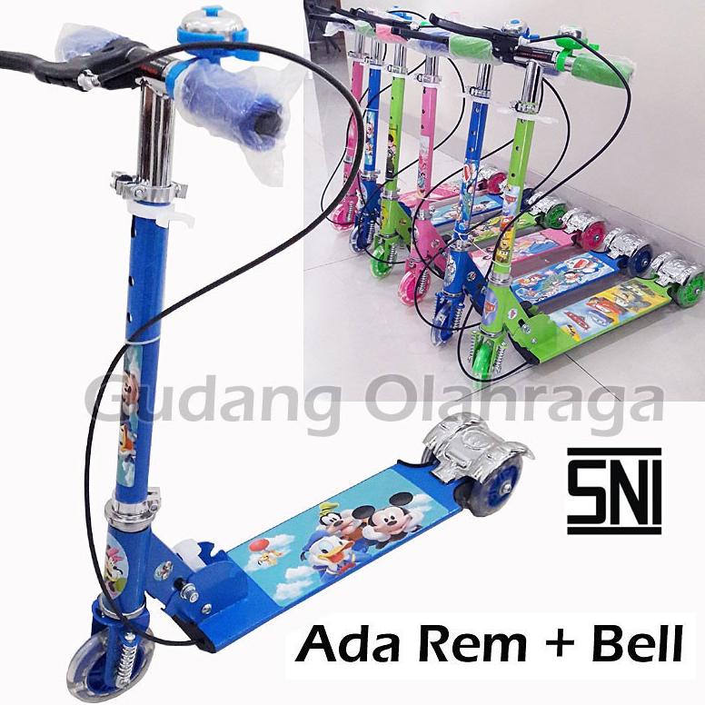 Skuter Anak Otoped Roda 3 Karakter / Scooter Injak 3 Roda