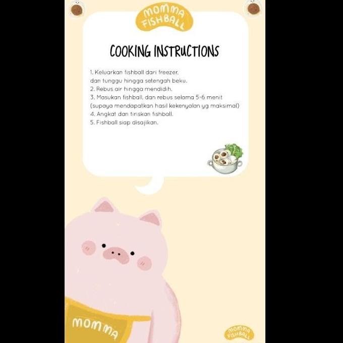

READY STOK MOMMA FISHBALL BASO IKAN SIAP MASAK (PACK ISI 25, SINTARAHMA5