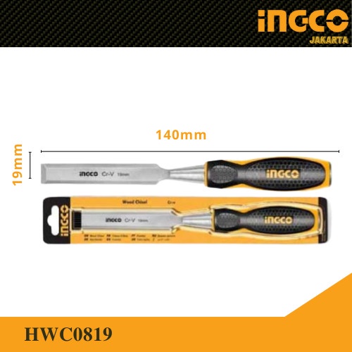 

PAHAT KAYU 3/4" GG. KARET WOOD CHISEL INGCO HWC0819 CUNGKIL TATAH KAYU