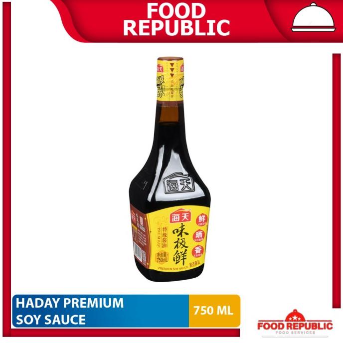 

Haday Premium Soy Sauce 750 ml Kecap Asin No 1 China Hai Tian Halal