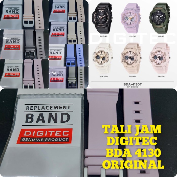 Tali jam tangan Digitec Bda 4130 T Original
