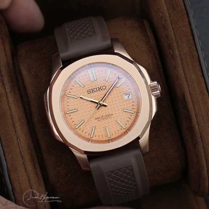 fkm rubber strap 20mm coklatSeiko strap 20mm Quickrealese