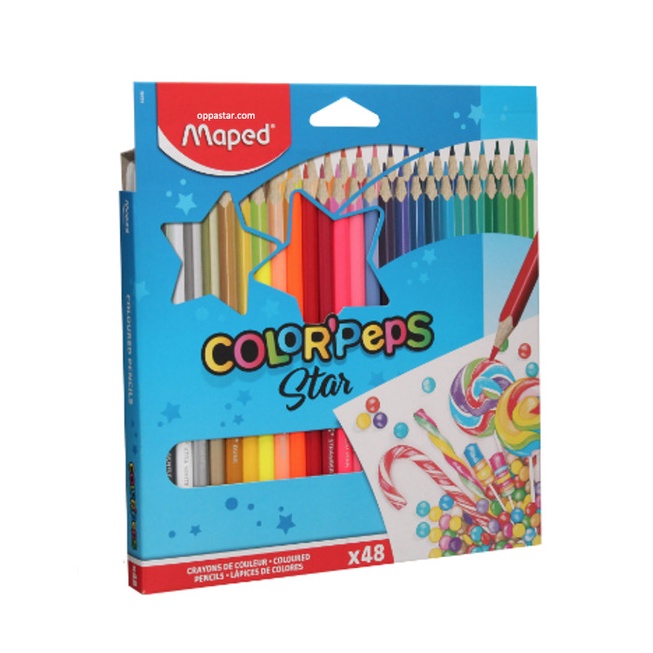 

Terlaris Pensil Warna Set Maped Color Peps 48 83204808 - Pencil Color Set