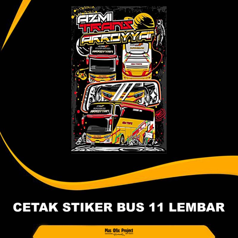 

STIKER BUS BASURI 11 LEMBAR