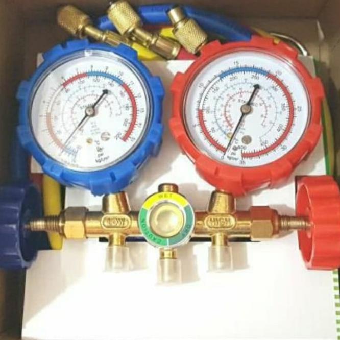 Double Manifold R22 R32 R410 R134 / Double Manifold