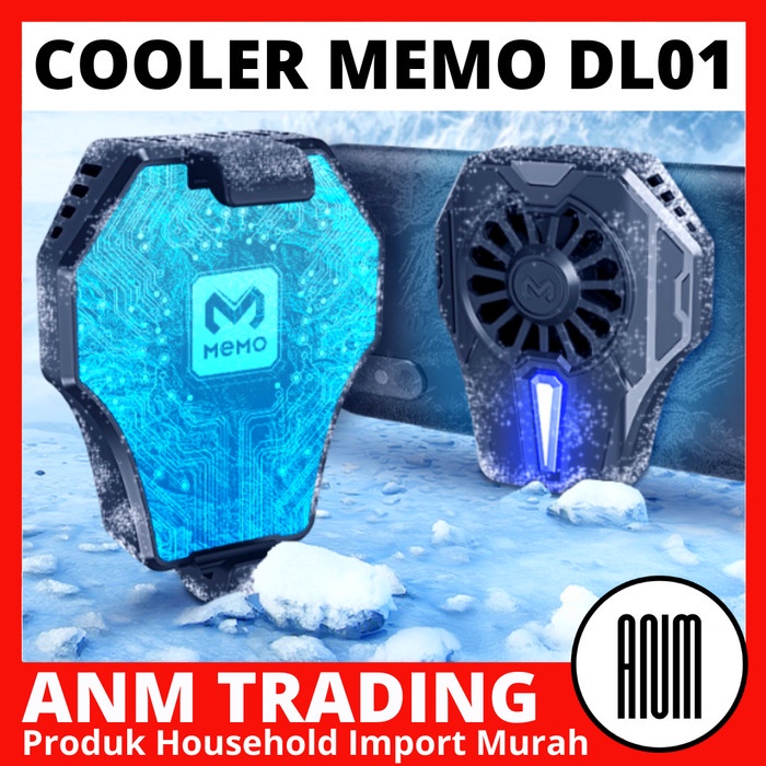 Hawas Cooler Handphone Memo Dl01 / Fancooler Radiator / Pendingin Hp Dl 01