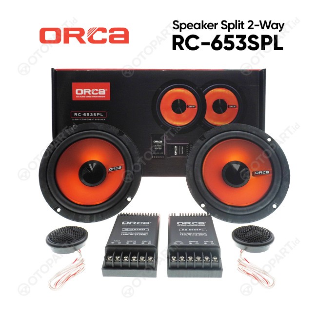 Promo Speaker Split 6.5 Inch Audio Orca Rc-653Spl