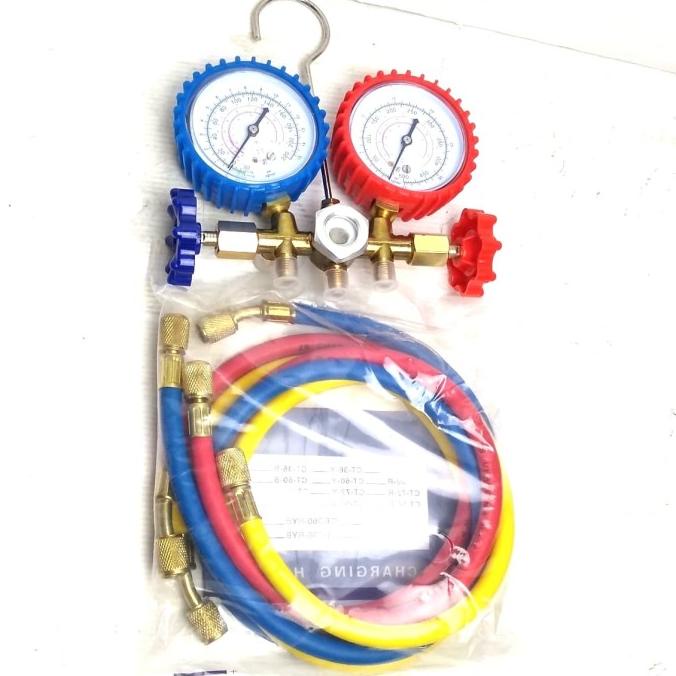 Perangkat Perbaikan Ac (Brass Manifold Gauge Set)