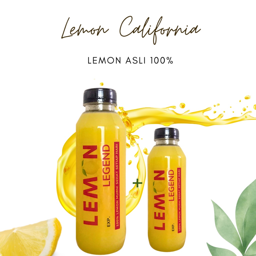 

500 Ml Dan 250 Ml Lemon Legend Fresh Sari Lemon California Jus Lemon Murni Jus Detoks Ala