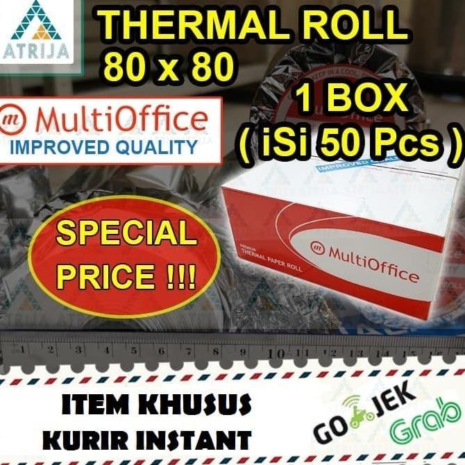 

Multioffice Kertas Thermal Roll 80X80 Khusus Gojek/Grab Instant