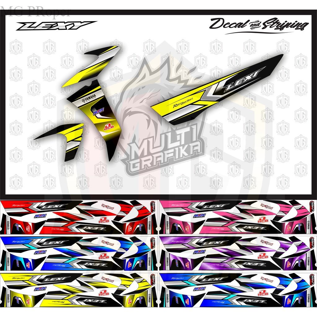 Striping Decal Stiker lexi full body striping  lexi FullBody
