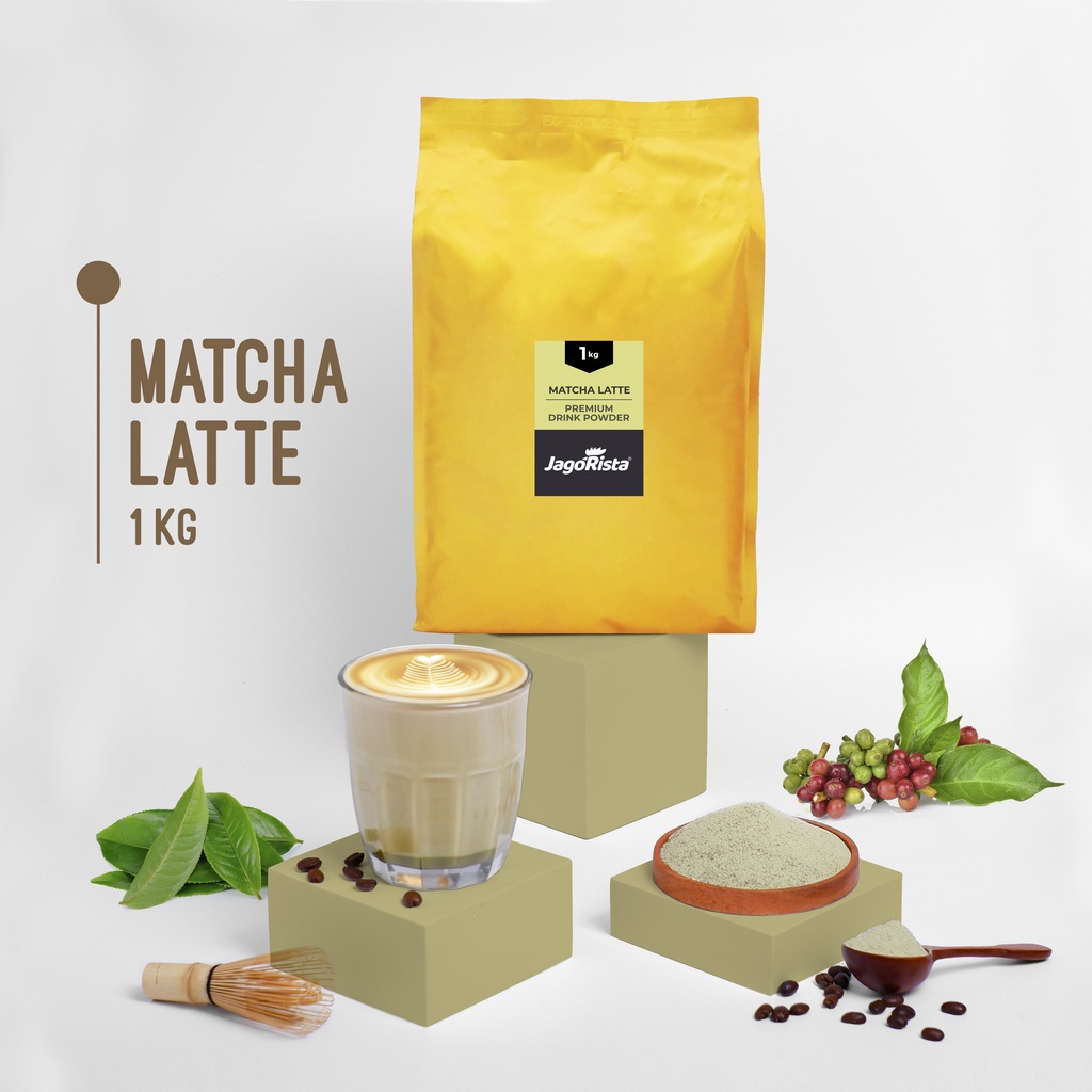 

Jagorista Bubuk Minuman Matcha Latte 1 KG Kualitas Premium GOLD