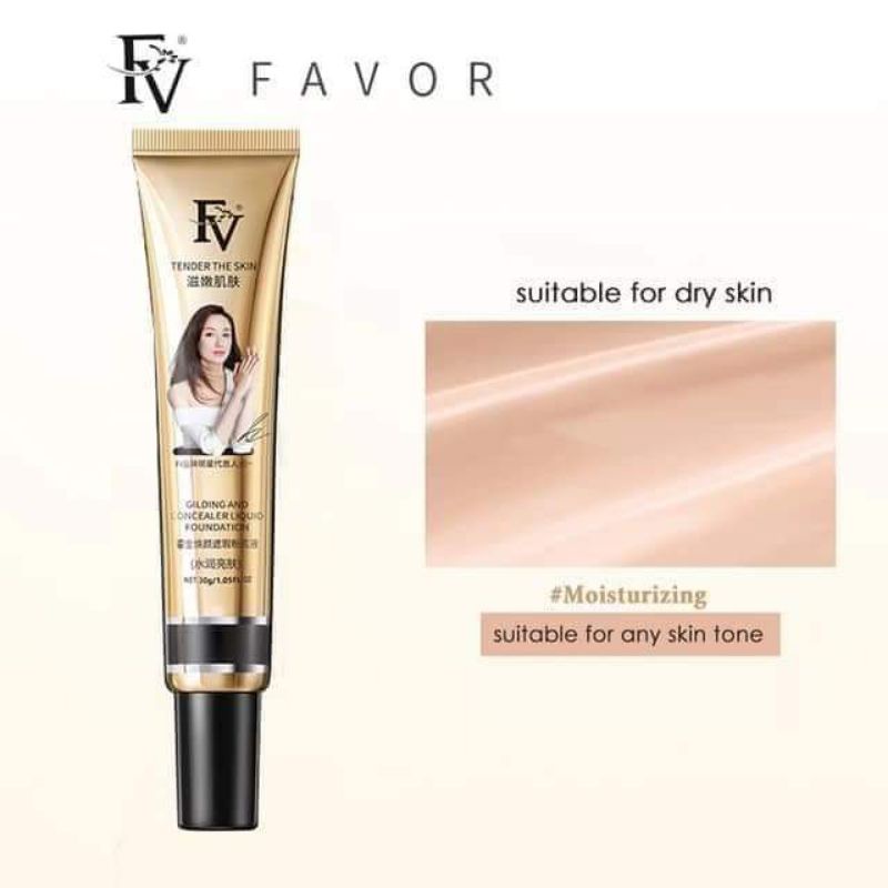 FV tender the skin gilding concealer and foundation