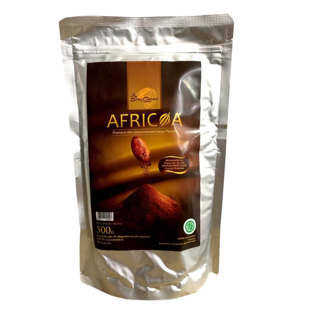 

Bens Cacao Africoa 500Gr / Cokelat Pure Bubuk Merk Bens Cacao 500Gr