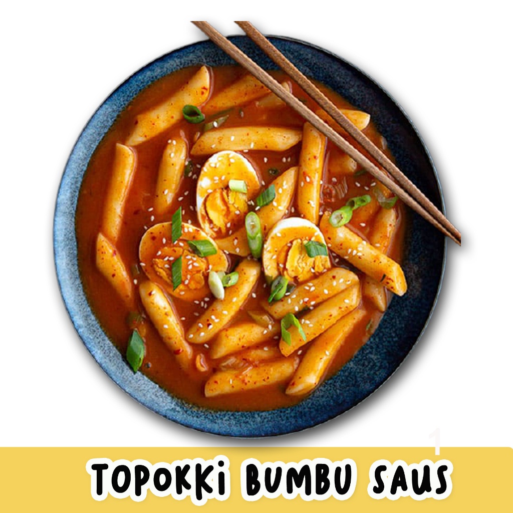 

Bumbu Saus Topokki 1Kg-Saus Gochujang-Saus Serbaguna-Saus Korea, Bumbu Saos, Saus Sambal-Boncabe