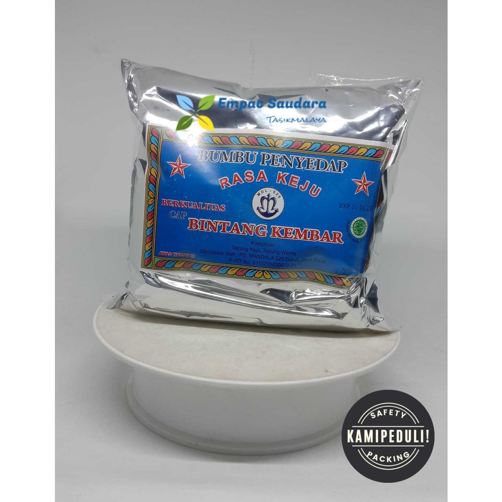 

Bumbu Yedap Rasa Keju Merk Bintang Kembar Kemasan 1 Kg