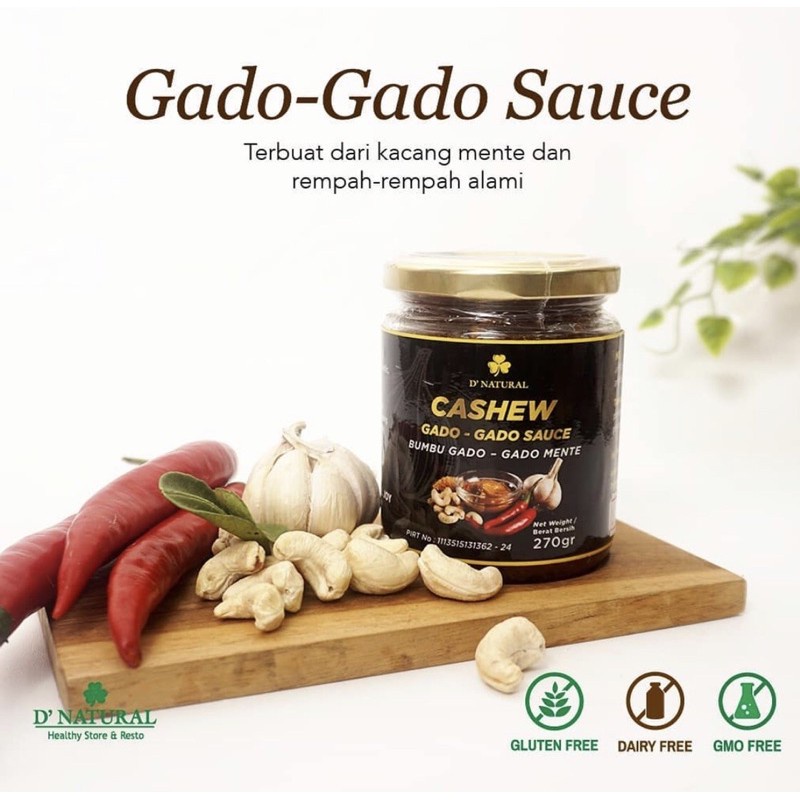 

Bumbu Gado Gado Organik Dnatural 270 Gram