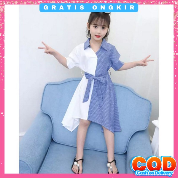 Dreass Anak Kecil Dres Import Premium Baju Gaun Pesta Mewah Amak Perempuan Dress Ank Cewek Usia Tang