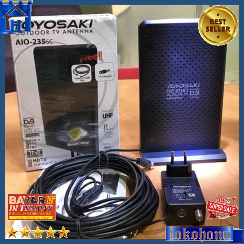 Antena Tv Toyosaki Aio235 Aio235 Aio 235 Sc Aio235Sc Indoor Outdoor