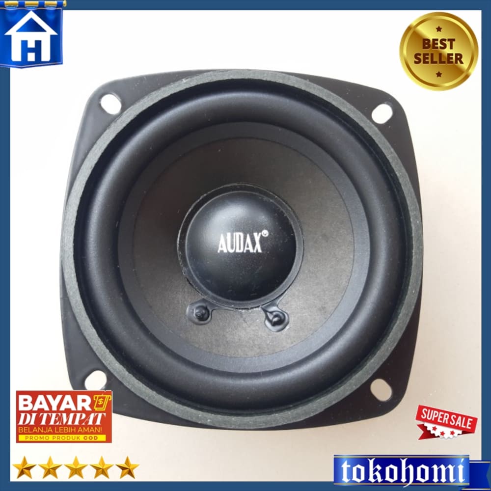 Speaker 3.5 Inch Woofer Audax 50Watt 4Ohm 3.5Inch