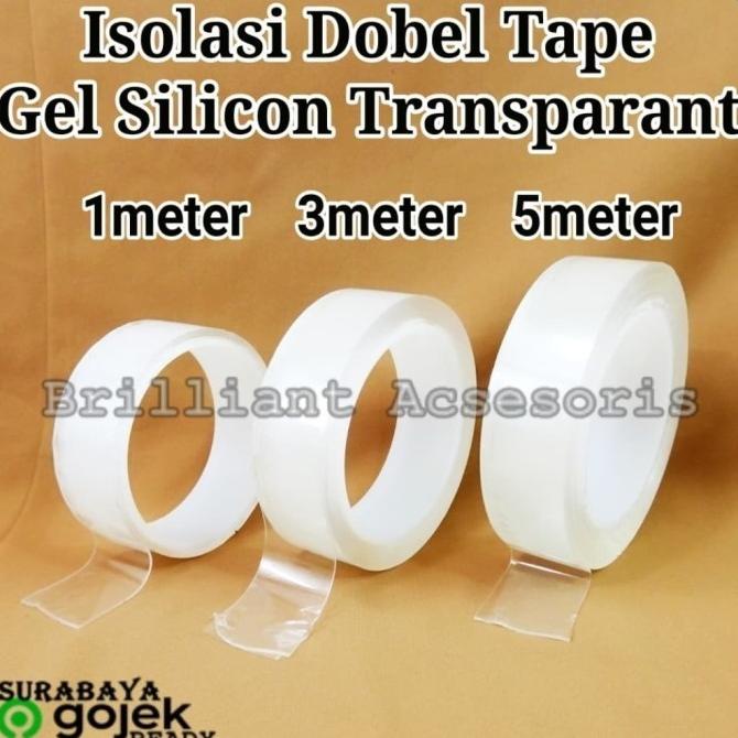 

Gratis Ongkir Isolasi Dobel Tape Nano Gel Silicon Transparant - 1 meter Termurah (br00bsjt)